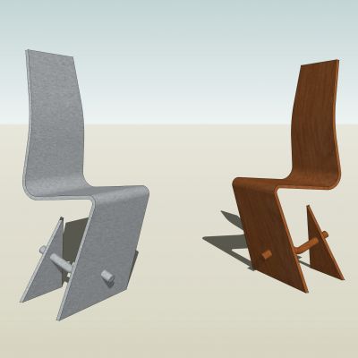 单体椅子造型椅子现代椅子3D模型