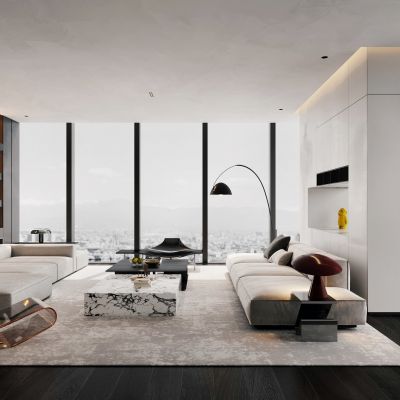 现代办公休闲区