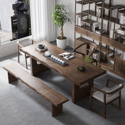 新中式茶桌椅组合