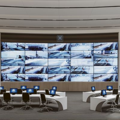 现代会议室指挥中心