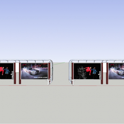 站台，公交车亭，市政设施