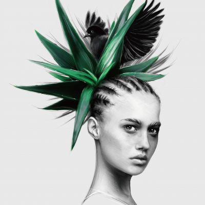 北欧艺术轻奢人物装饰画