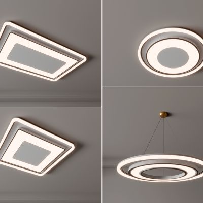 现代吸顶灯 圆形吸顶灯 方形吸顶灯 卧室 客厅 儿童房 简约吸顶灯 餐厅吊灯 简约吊灯
