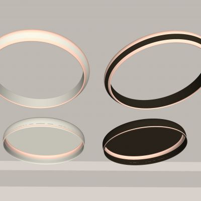 卧室灯 吸顶灯 现代简约 创意客厅 书房吸顶灯3d模型组合SU模型