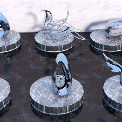 现代城市雕塑小品