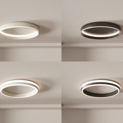 卧室灯 吸顶灯 现代简约 创意客厅 书房吸顶灯3d模型组合