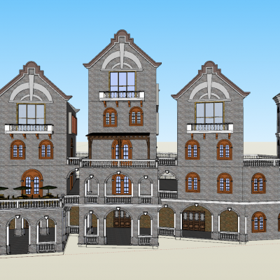 民国建筑，特色建筑，景观配景建筑，古建筑