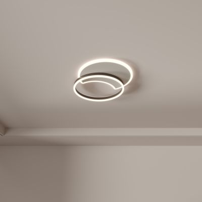 北欧极简吸顶灯 卧室灯 客厅灯 儿童灯 简约超薄 3d模型组合