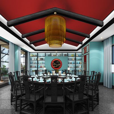 新中式包厢，餐厅包厢，独立包厢