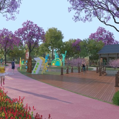 现代绿道公园景观