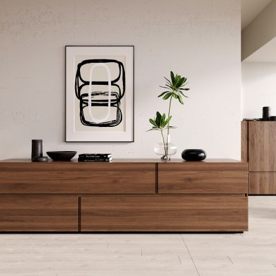  侘寂，边柜，装饰柜，原木