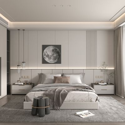 现代卧室