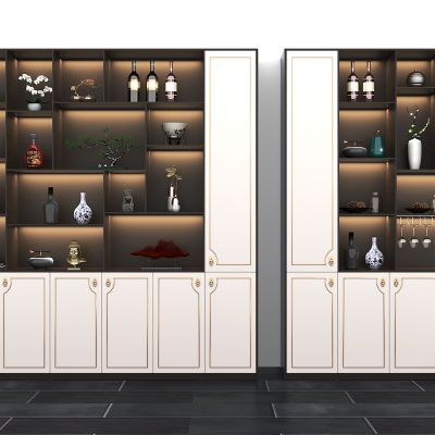 新中式酒柜