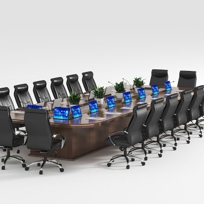 现代会议桌椅组合