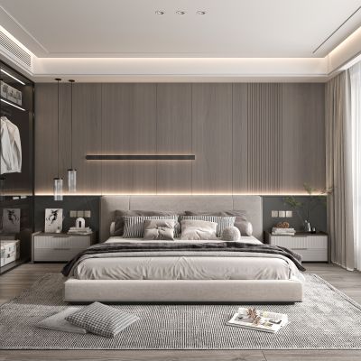 现代卧室