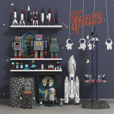 机器人.火箭玩具组合