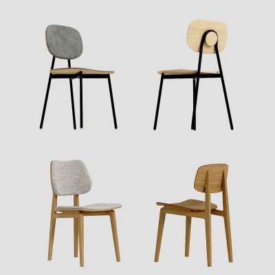 北欧单椅组合