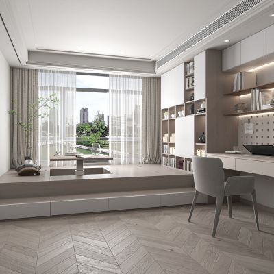 现代榻榻米卧室