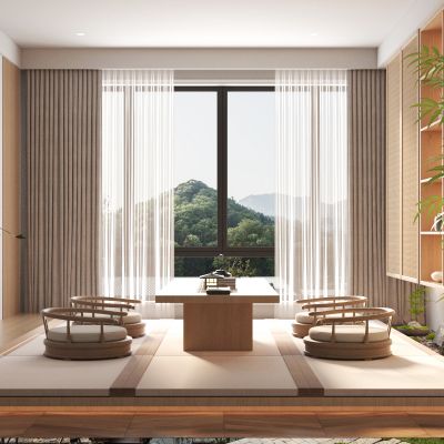 日式榻榻米茶室