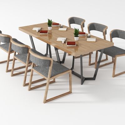 北欧书桌椅组合