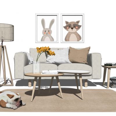 小户型日式客厅软装