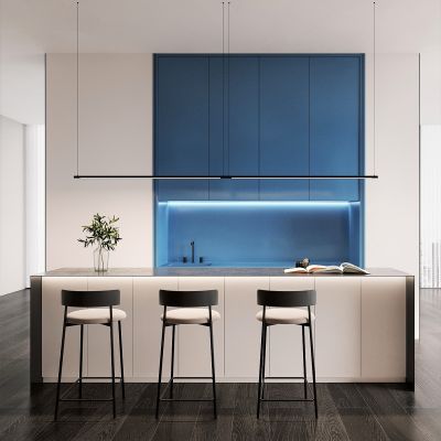 现代水吧休闲区