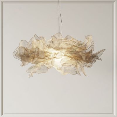 侘寂花朵吊灯 创意吊灯