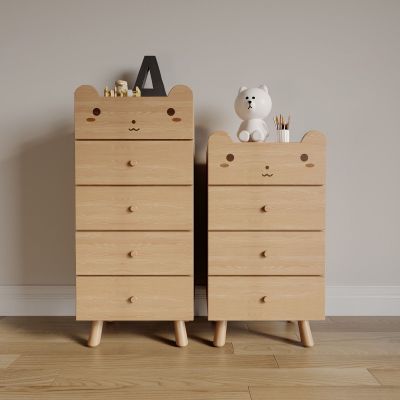 卡通萌熊边柜 儿童收纳柜