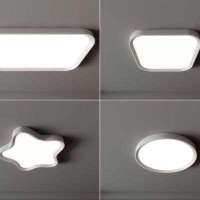 现代吸顶灯 圆形吸顶灯 方形吸顶灯 卧室 客厅 儿童房 简约吸顶灯