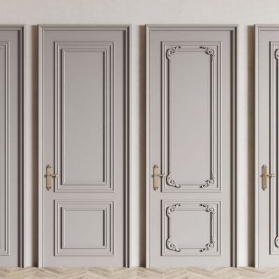 美式卧室门 单开门