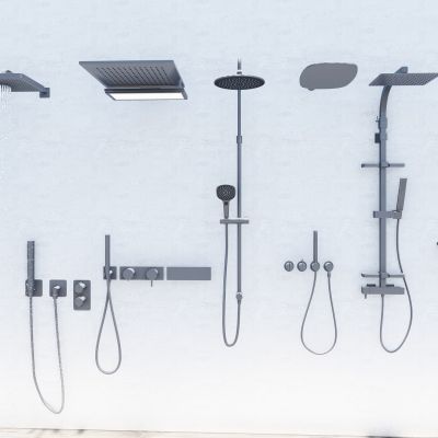 淋浴花洒 不锈钢花洒 淋浴喷头 洗澡喷头 浴室喷头