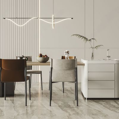 现代中岛餐桌椅