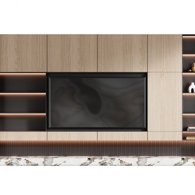 现代电视背景墙