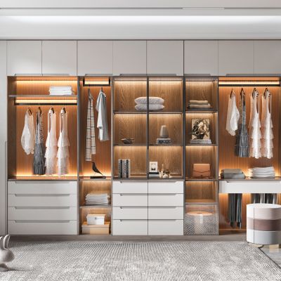 现代衣帽间