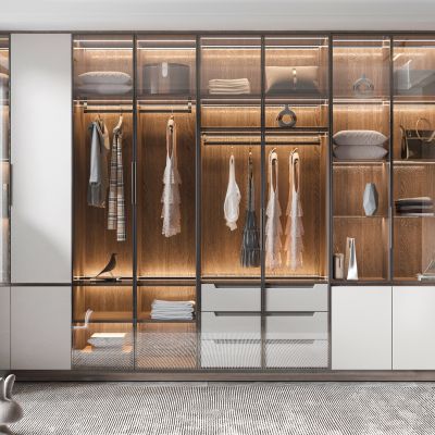 现代衣帽间