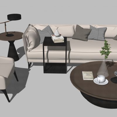 北欧沙发躺椅单椅组合