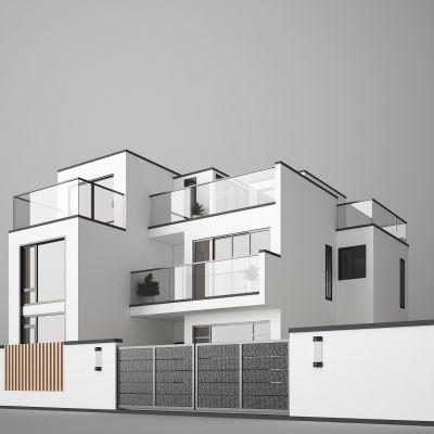 现代别墅 自建房 酒店 民宿 咖啡馆