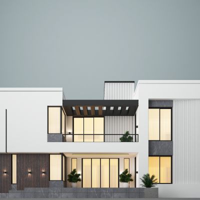 现代别墅 自建房 酒店 民宿 咖啡馆