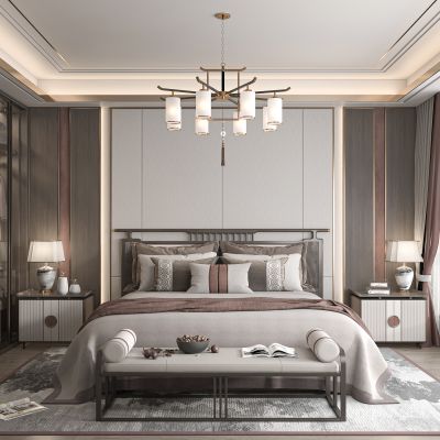 新中式卧室