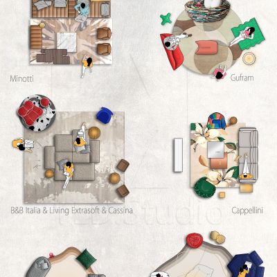 ADVANCED CAD TEMPLATE平面大师家具PSD素材