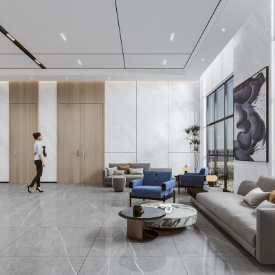 大厅休闲区和接待区