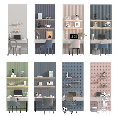 现代儿童书桌椅组合