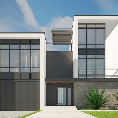 现代别墅 自建房 酒店 民宿 咖啡馆