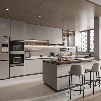 现代开放式厨房