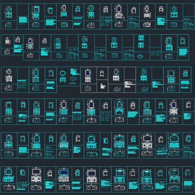 浴室柜卫浴柜cad素材