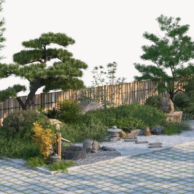 新中式灌木组合