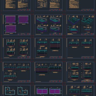 地暖装修图cad素材
