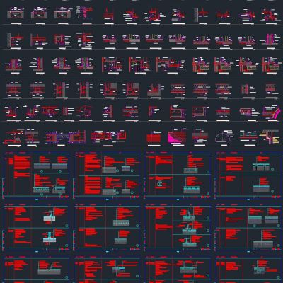 装修设计通用节点装修图cad素材