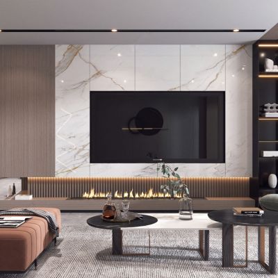 现代简约客餐厅