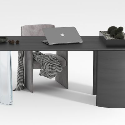 现代书桌椅组合